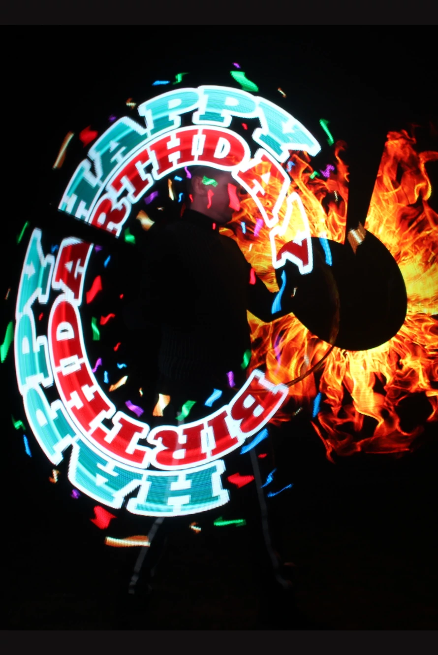 Show & Spektakel - Geburtstagslichtshow - Das Lichthighlight zu Ihrem Geburtstag.