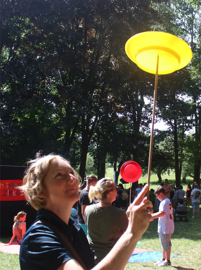 DIY Circus - Einzelfoto Teller drehen